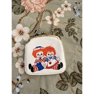 Vintage Hallmark Raggedy Ann Andy Change Coin Purse made in Japan
